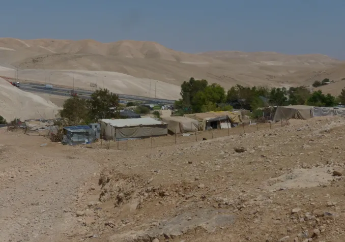 Douze des communautés palestiniennes menacées d'expulsion par Israël vivent dans la région de Khan al-Ahmar, en Cisjordanie.