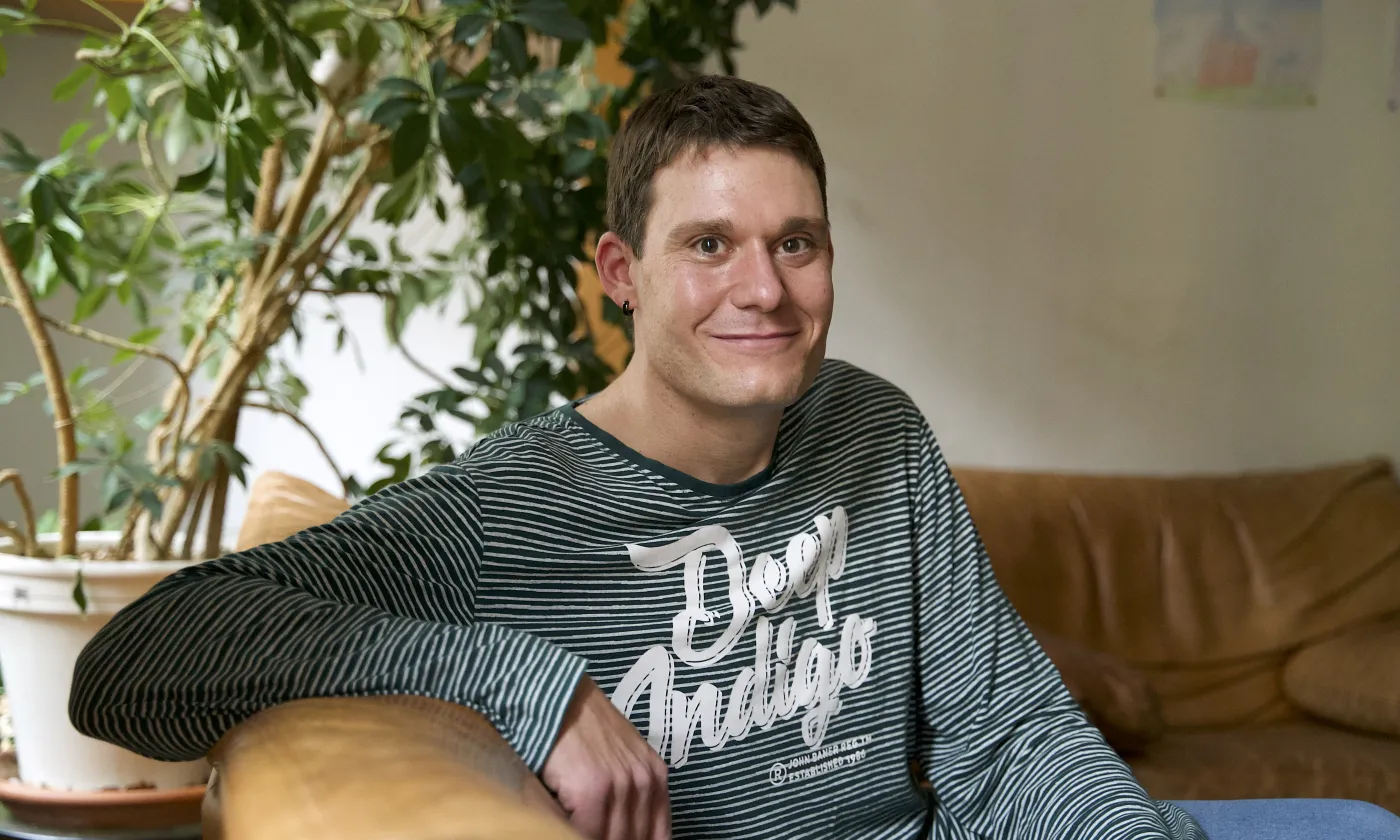 Éric Bianchi, diacre suffragant de l'Église évangélique réformée vaudoise. © Max Idje